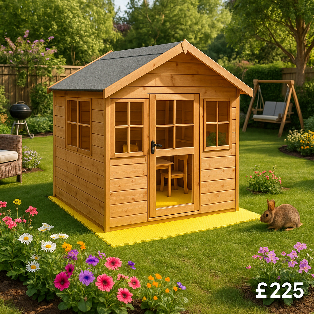 8x8 Fastfit Play Floor Yellow - Tiger Sheds