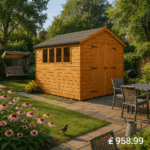 8'x8' Tiger Heavyweight Workshop Shed - 0% Finance - Buy Now Pay Later - Tiger Sheds