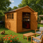 8'x8' Tiger Heavyweight Workshop Shed - Heavy Duty Framing UK - 0% Finance - Buy Now Pay Later - Tiger Sheds