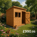 8'x8' Tiger Shiplap Extra High Pent - 0% Finance - Buy Now Pay Later - Tiger Sheds