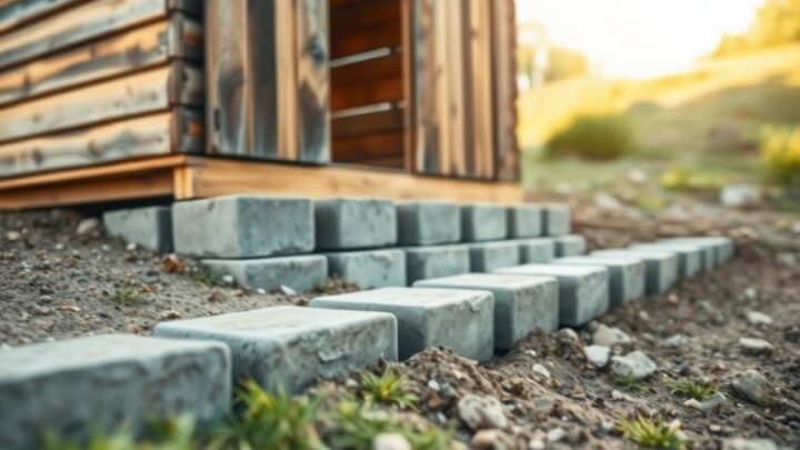 How to Build a Shed Base on Uneven Ground