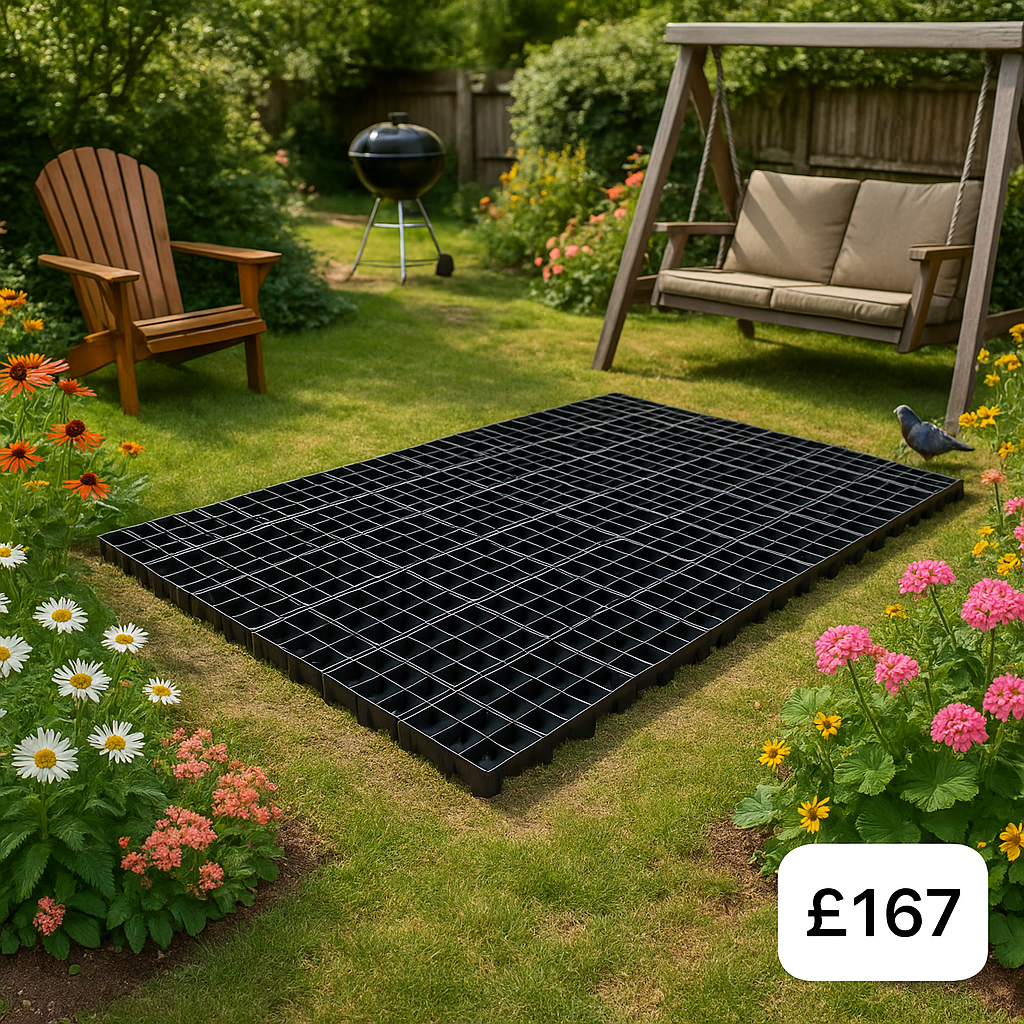 Base For Building Size(s) 12x4 Fastfit Standard Shed Base - Tiger Sheds