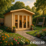Garden Office - 12'x12' The Siberian 44mm Log Cabin - 0% Finance - Buy Now Pay Later - Tiger Sheds