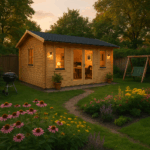 Garden Office - 16'x14' The Delta 44mm Log Cabin - 0% Finance - Buy Now Pay Later - Tiger Sheds