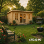 Garden Office - 20'x10' The Procas 44mm Log Cabin - 0% Finance - Buy Now Pay Later - Tiger Sheds