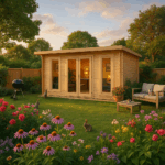 Garden Office - 20'x14' The Procas 44mm Log Cabin - 0% Finance - Buy Now Pay Later - Tiger Sheds