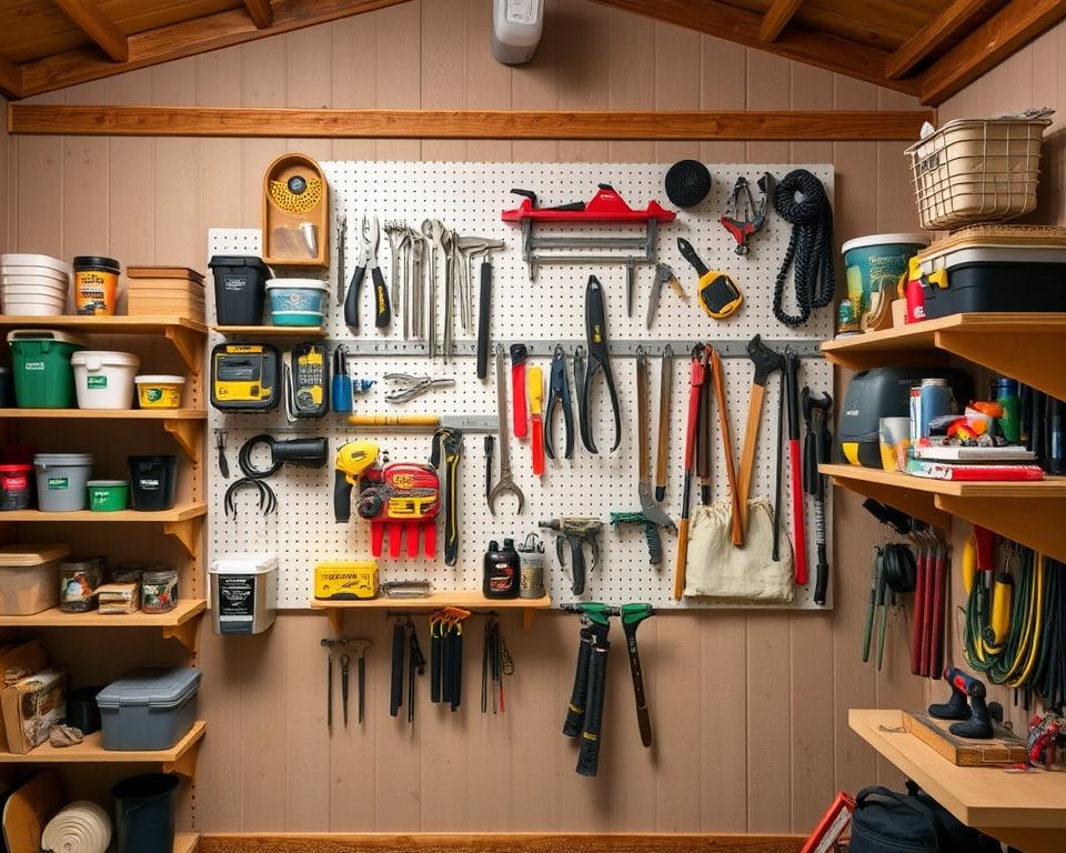shed shelving wall storage solutions