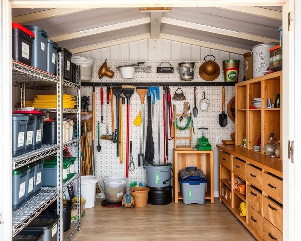 shed storage ideas organisers
