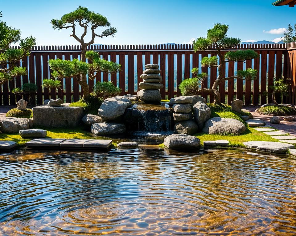 zen garden water features maintenance