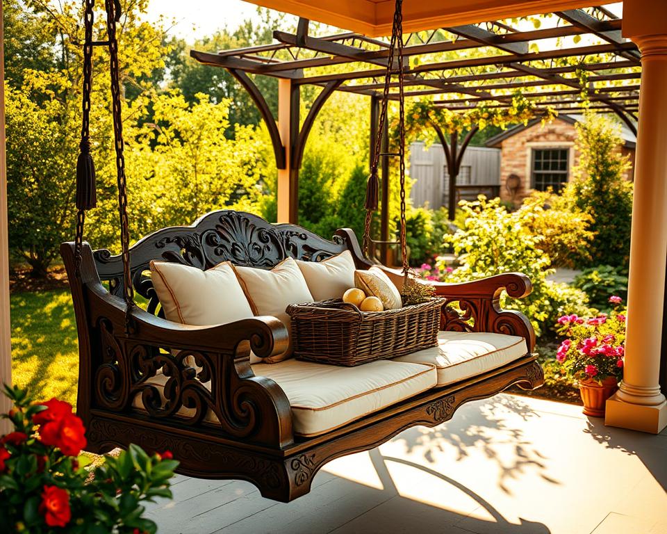 customising your porch swing