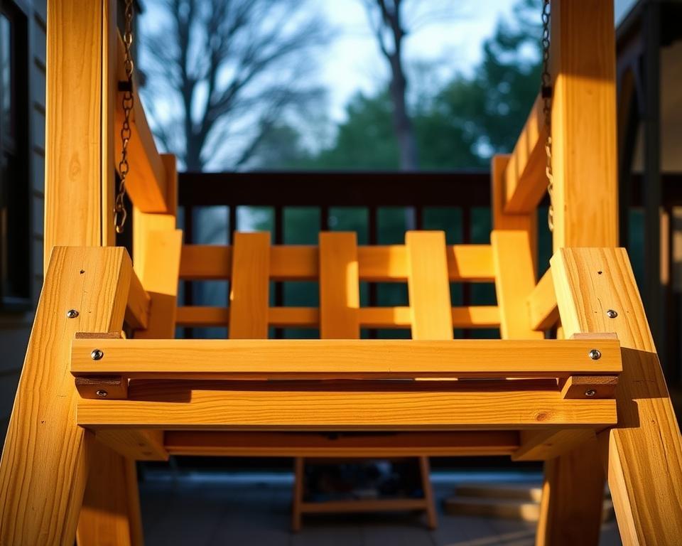 frame assembly of porch swing
