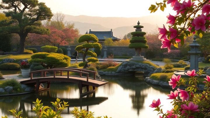 Design your garden in Japanese style