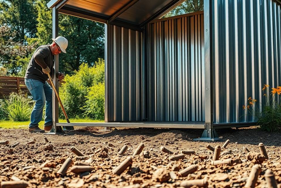 Secure Your Shed: Anchoring a Metal Garden Shed to the Ground