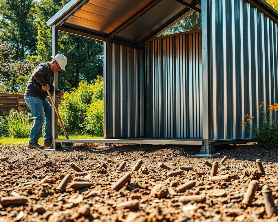 Secure Your Shed: Anchoring a Metal Garden Shed to the Ground