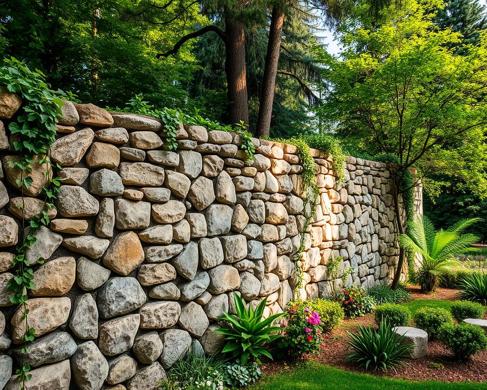 Enhance Your Garden with Natural Stone Wall