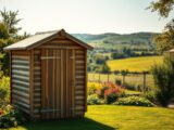 To treat the garden shed with wood preservative