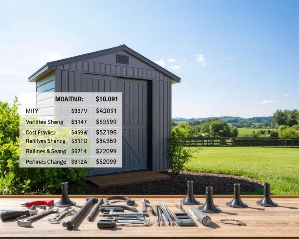 anchoring cost shed UK