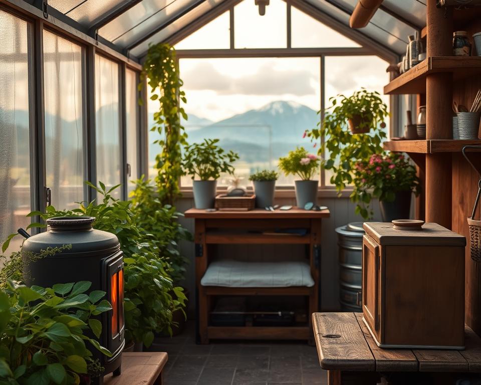 heating the greenhouse