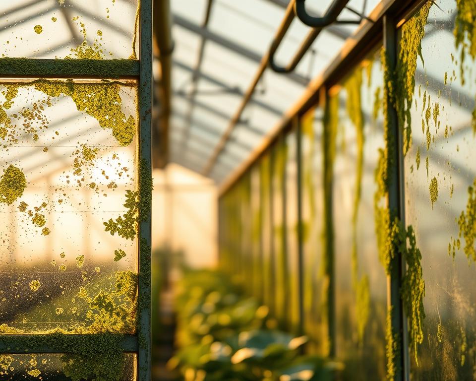 remove algae greenhouse