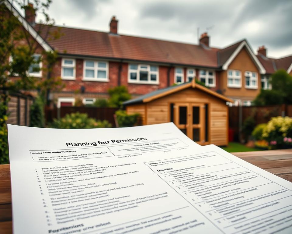 shed planning permission UK