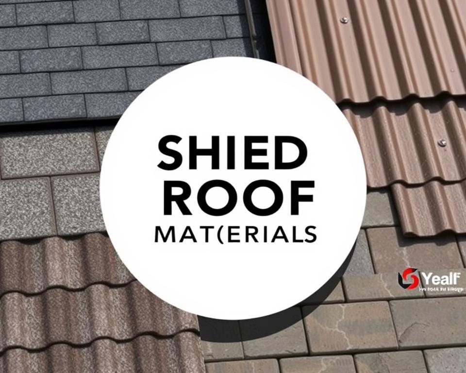 shed roof materials