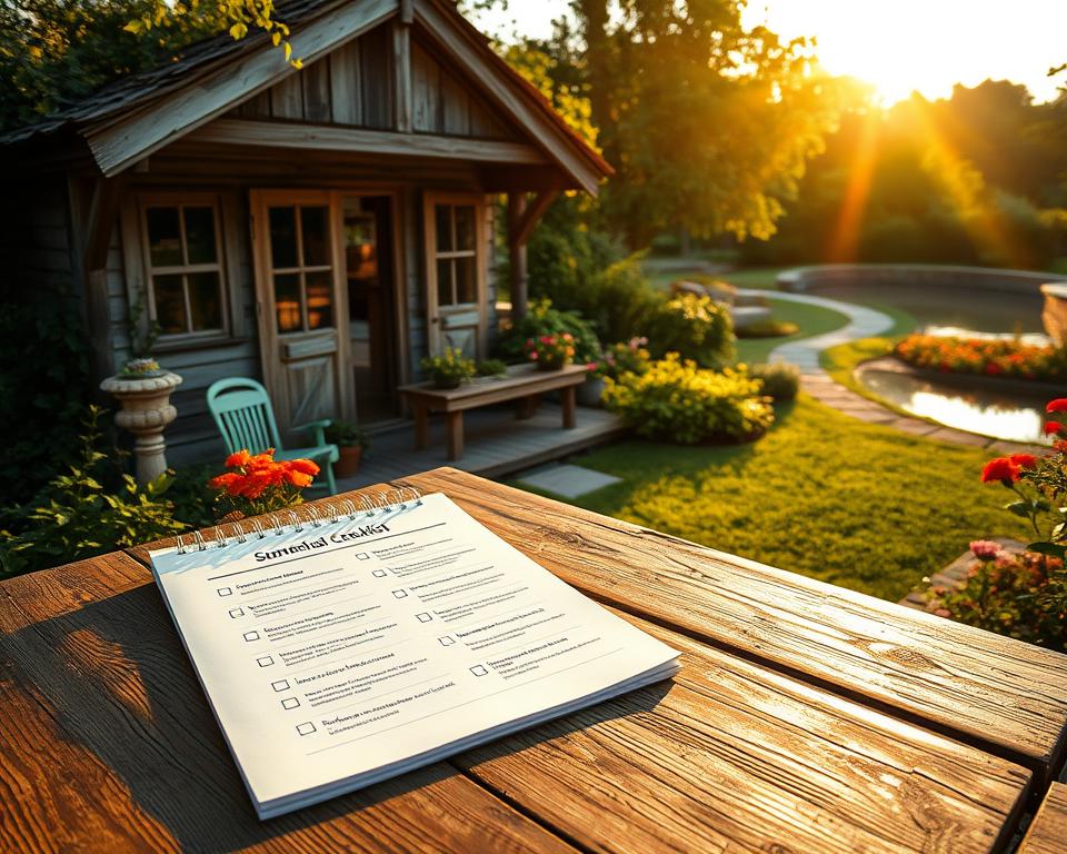 summerhouse checklist summerhouse checklist