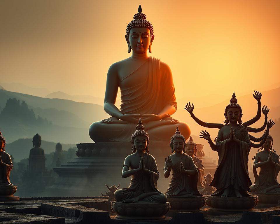 Buddha vs. Bodhisattva Figures Buddha vs. Bodhisattva Figures