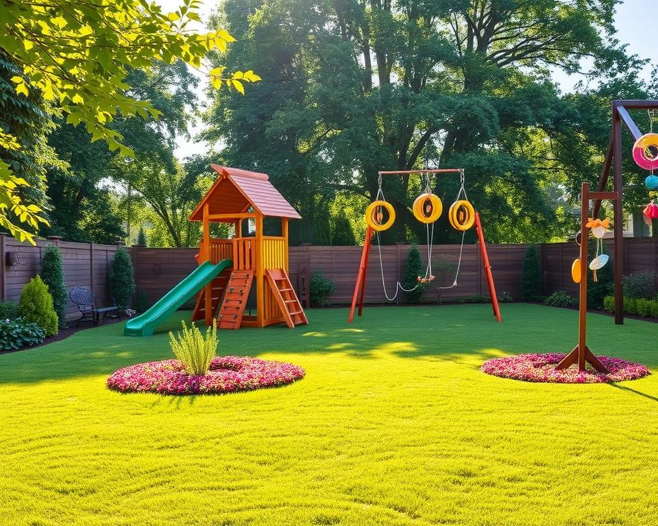 DIY garden playground ideas