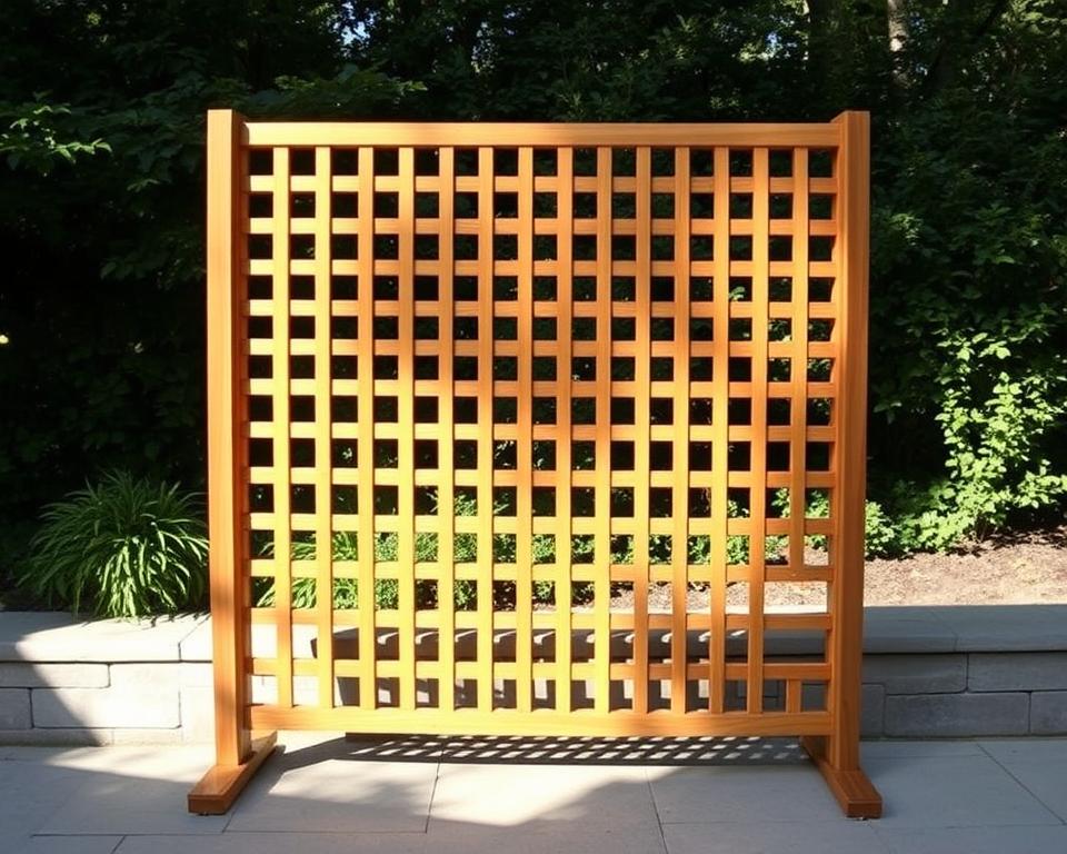 DIY patio privacy screen