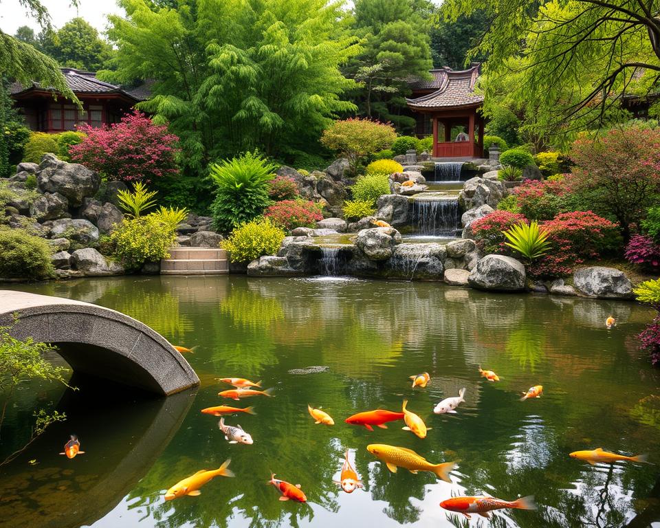 Japanese-inspired water features Japanese-inspired water features