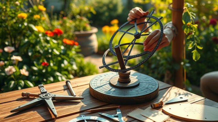 How to Make Your Own Garden Sundial