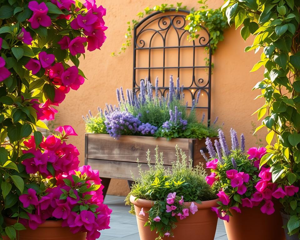 Mediterranean container gardening Mediterranean container gardening