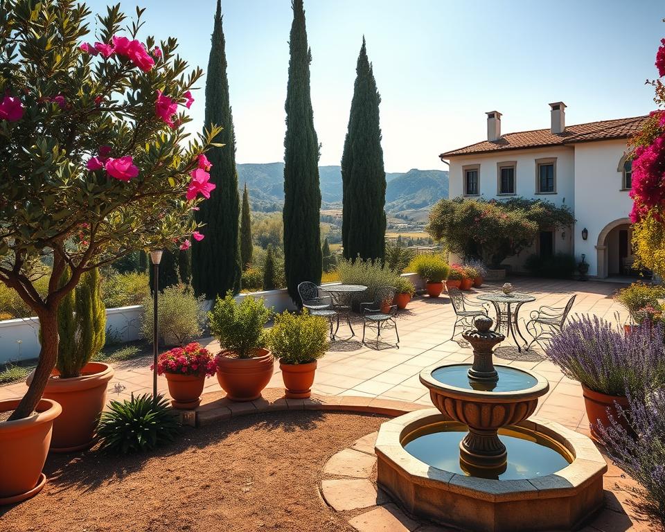Mediterranean garden design elements Mediterranean garden design elements