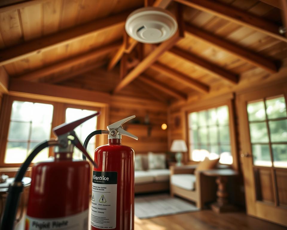 UK fire safety regulations for wooden summerhouses
