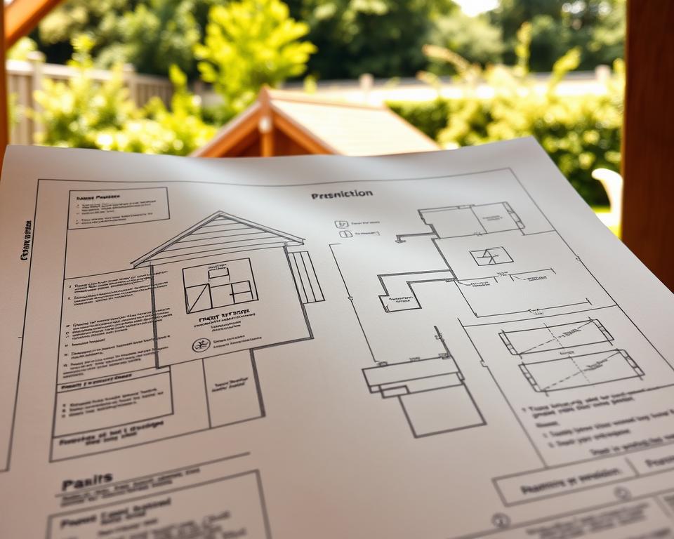 UK planning permissions for sheds