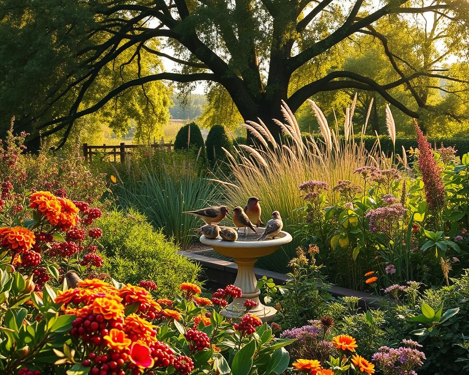 bird-friendly garden