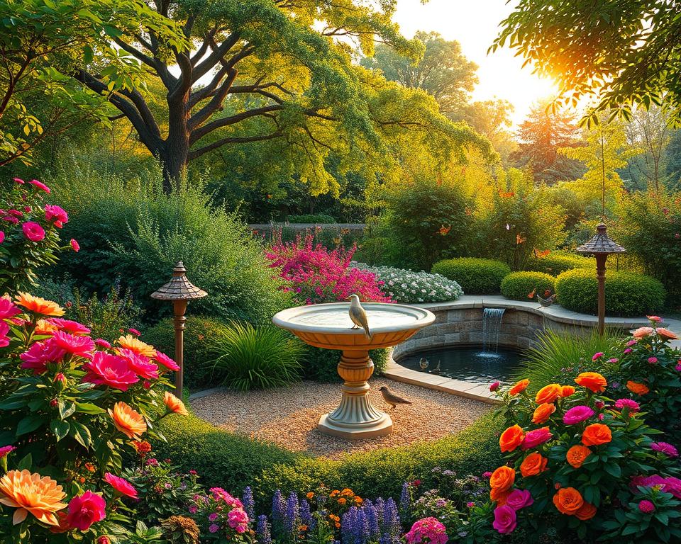 bird-friendly garden