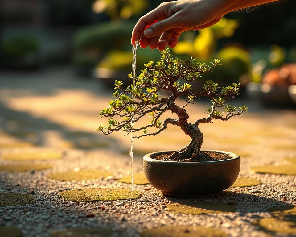 bonsai watering
