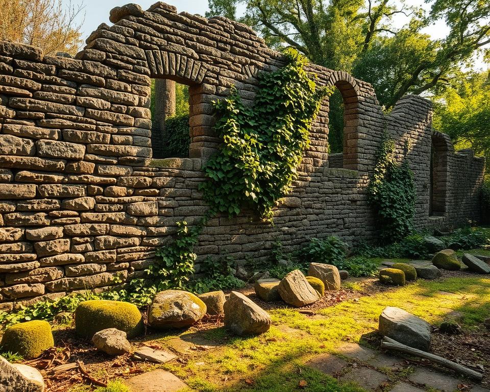 building ruin walls building ruin walls