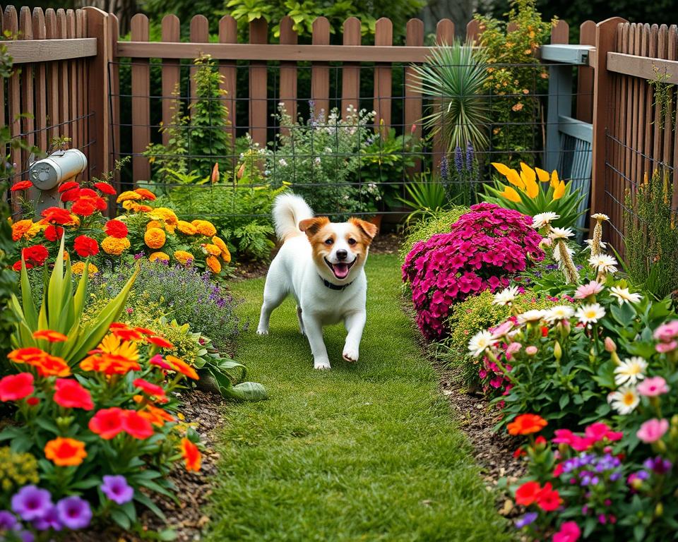 dog-proof garden fencing options