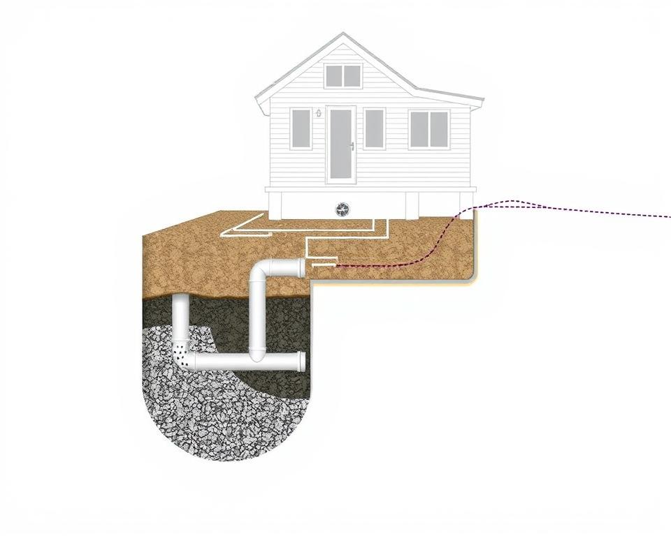 drainage solutions for summerhouse foundation