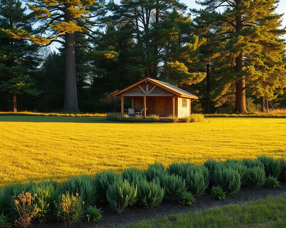 fire breaks around summerhouse
