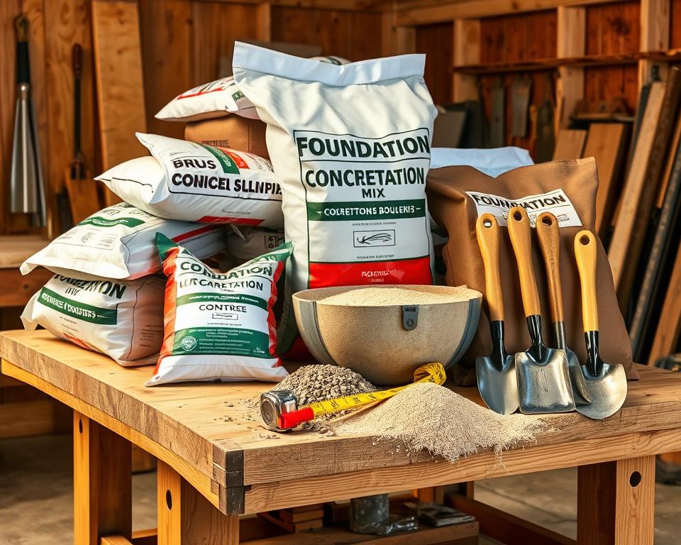 foundation building materials