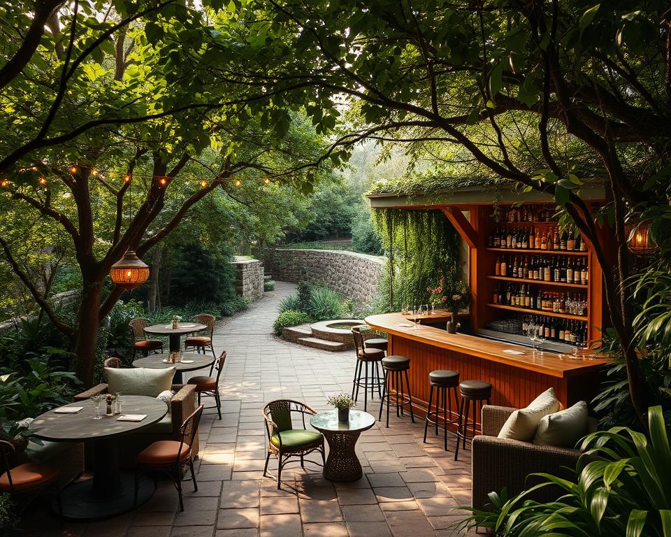 garden bar layout