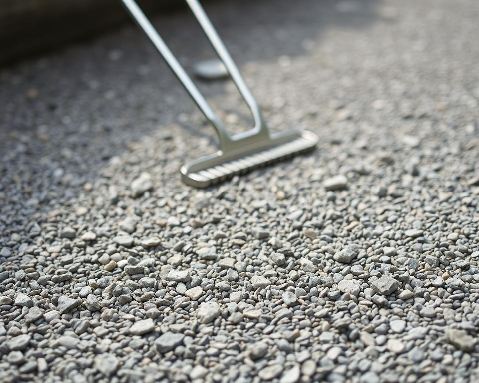 gravel leveling