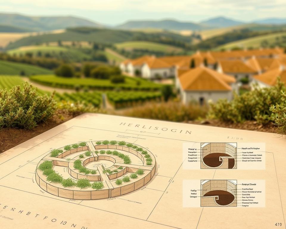 herb spiral design planning