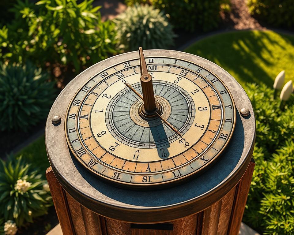 horizontal sundial dial plate