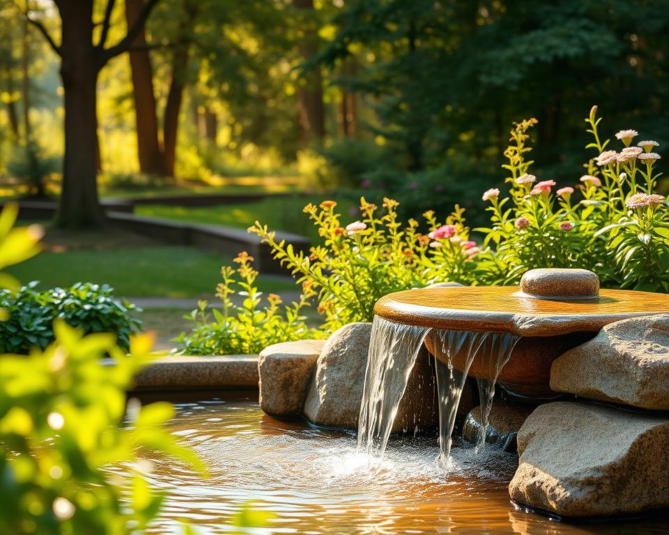natural stone fountain maintenance