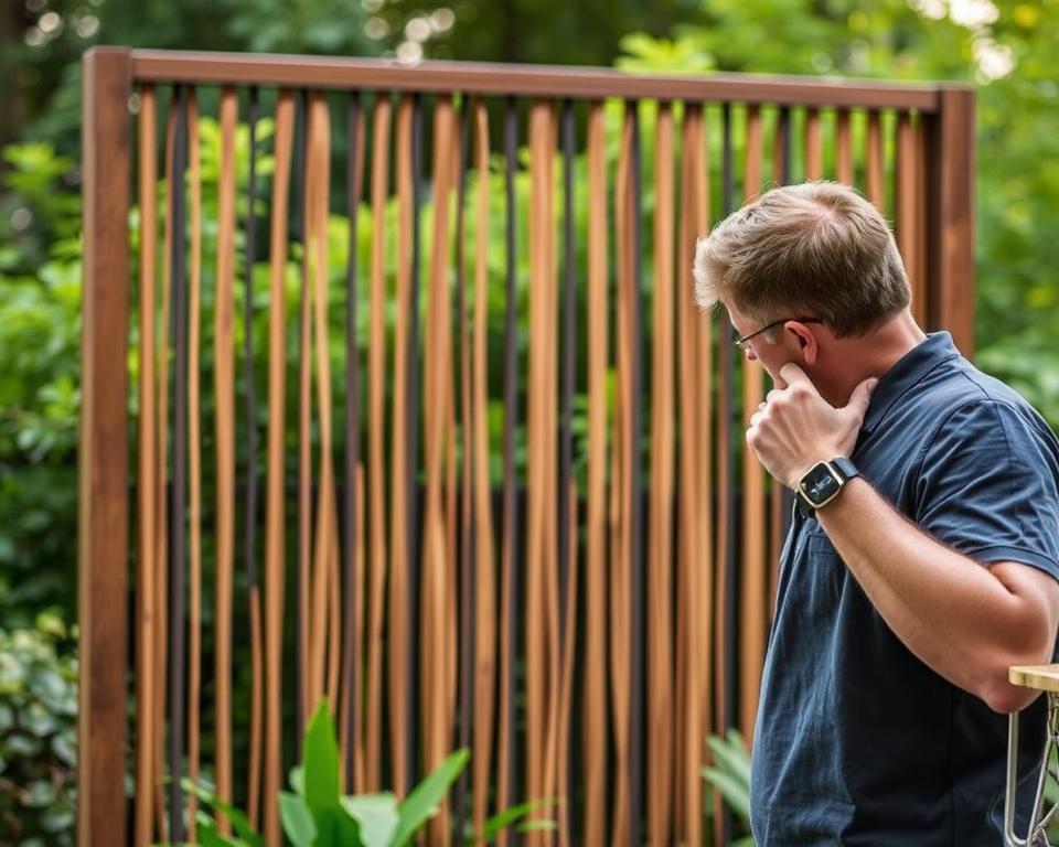patio privacy screen maintenance