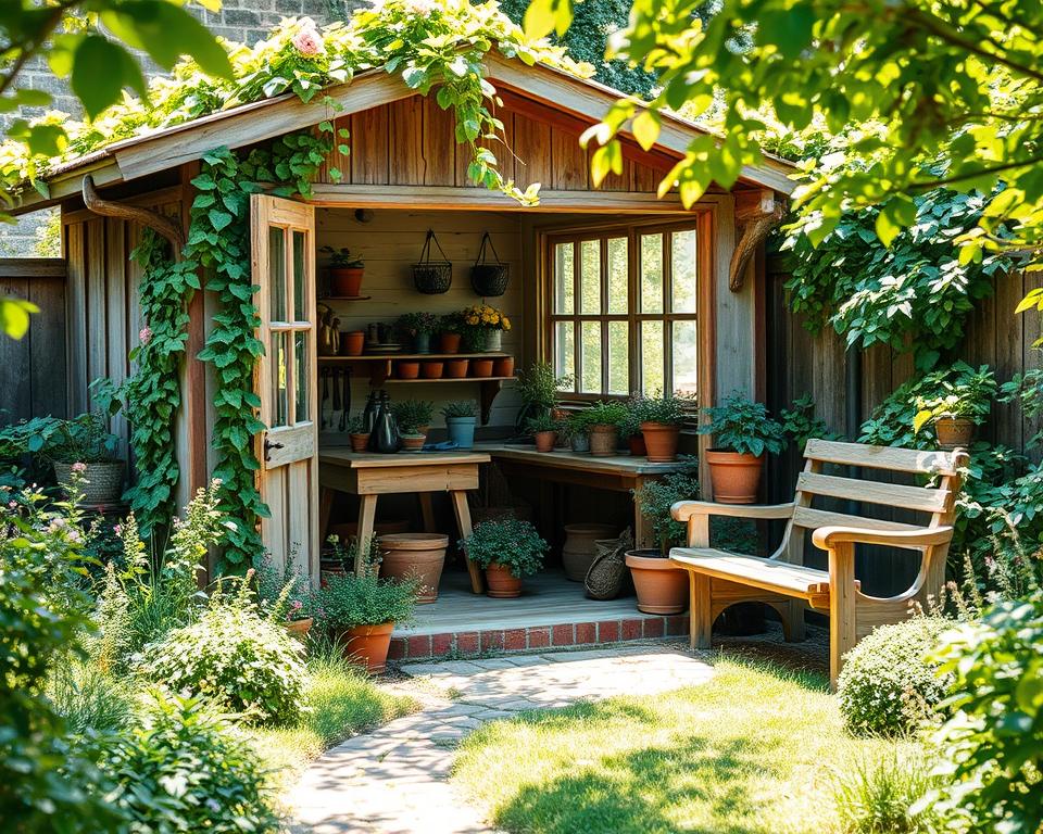 potting shed garden retreat